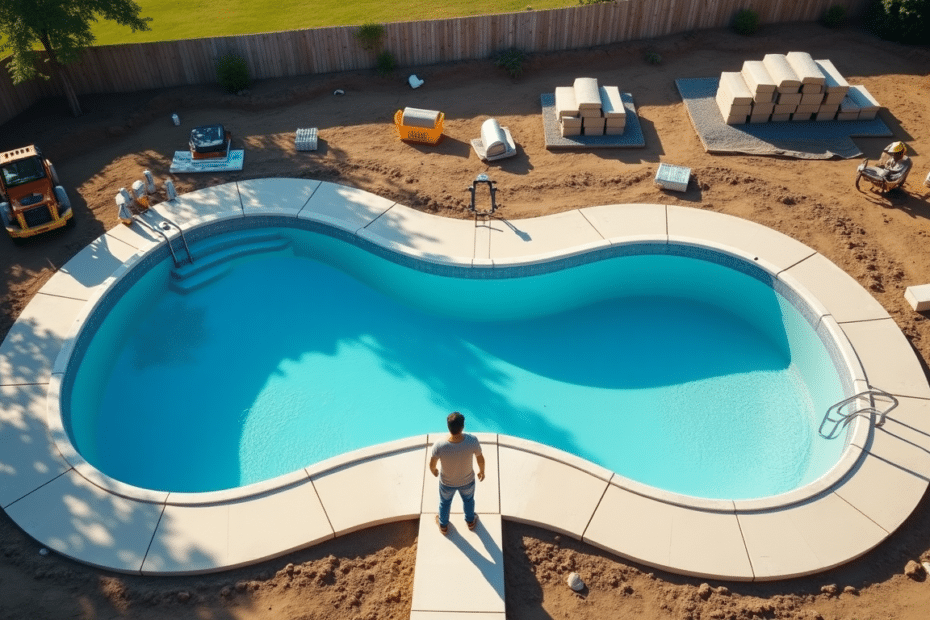 pool construction