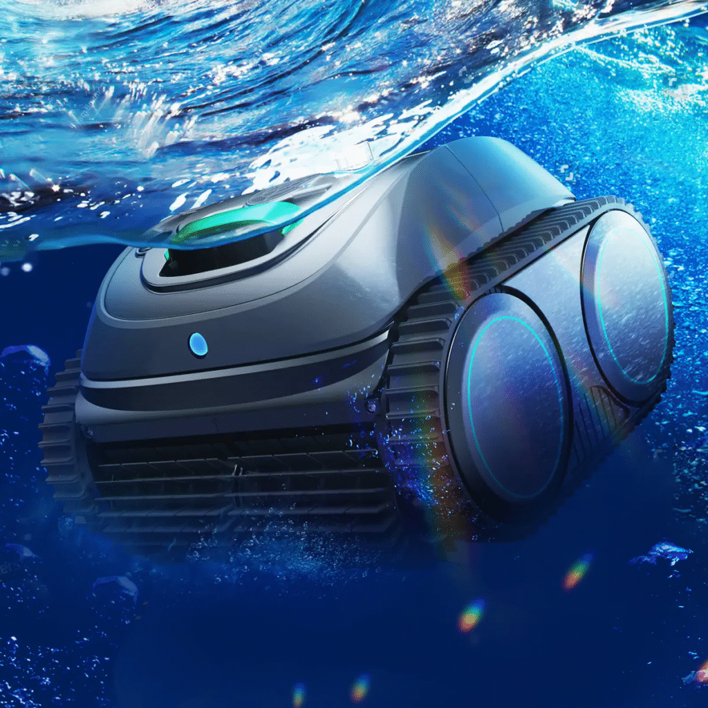 wybot robot cleaner in pool