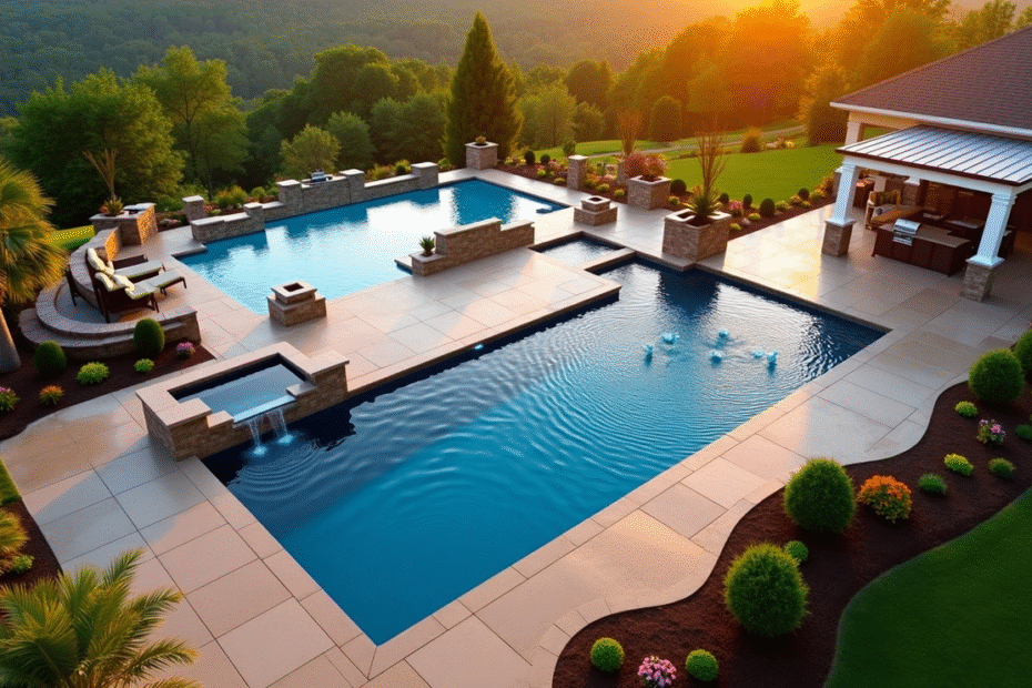 high end nashville swimming pool